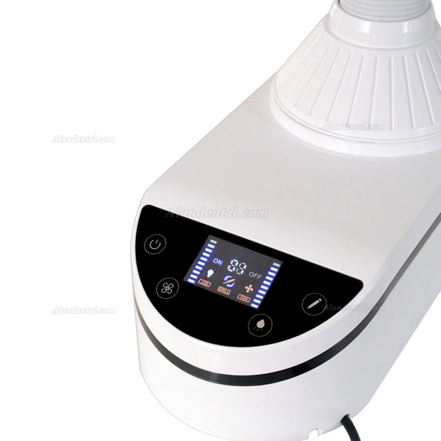 Dental Lab Dust Collector Vacuum Cleaner Extractor 230W with LED Lamp